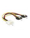 Delock Adapter molex-2xSATA 15 pin 0,2m (85237) - nr 6