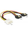 Delock Adapter molex-2xSATA 15 pin 0,2m (85237) - nr 7