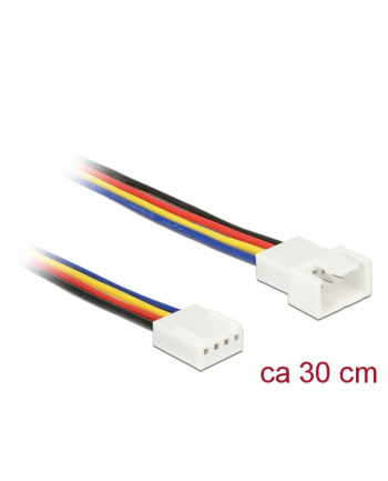 Delock Przedłużacz połączenia wentylatora PWM 4Pin 30 cm (85361) nr 1