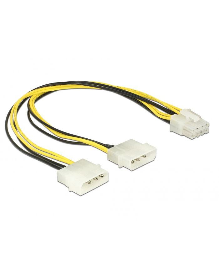 Delock Molex 2x4Pin EPS 8Pin 30cm (85453) główny