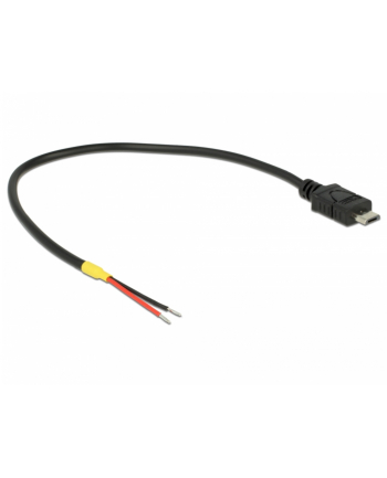 Delock Kabel USB Mikro-B St -- 2x offene Kabelenden Strom 0.2m (85541)