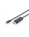 Digitus Kabel USB Digitus USB-C DisplayPort, 2m, Czarny (AK-300333-020-S) (AK300333020S) - nr 33