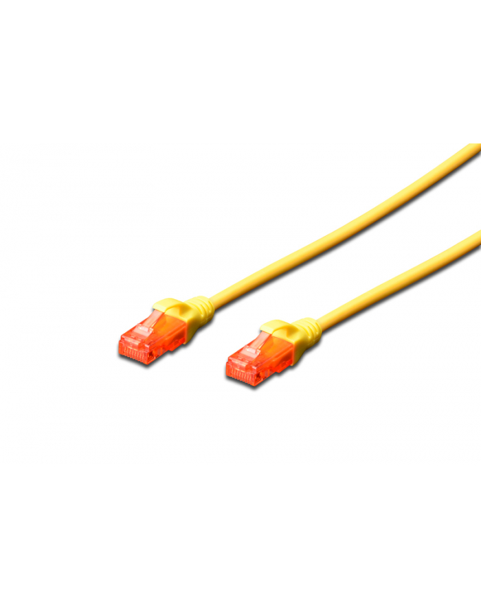 Digitus Patchcord U-UTP cat.6 LSZH 5m Żółty (DK1617050Y) główny