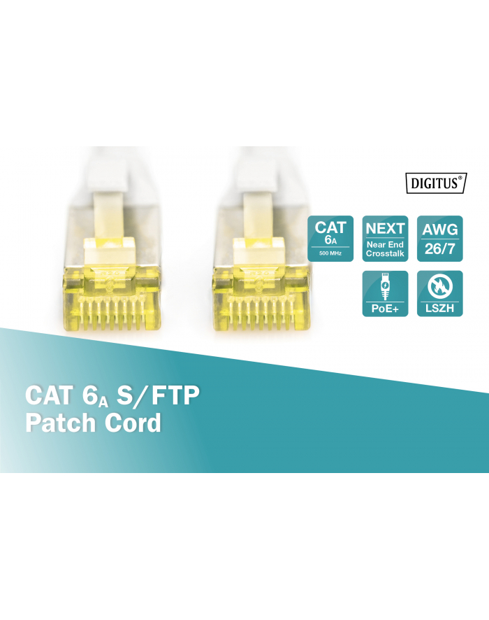 Digitus Professional LAN RJ45 S/FTP cat.6A 7m Szary (DK1644A070) główny