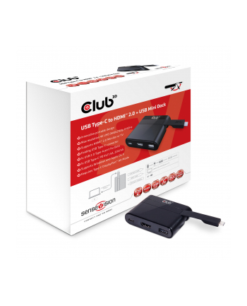 Club 3D Adapter USB HDMI Czarny (CSV1534)