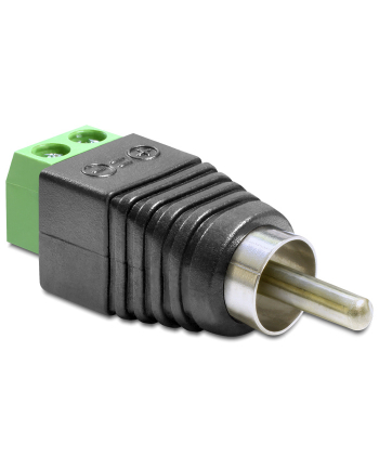 Delock RCA męski - Terminal Block 2-pin (65417)