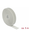 Organizer Delock DELOCK Klett-Kabelbinder 20mm x 5m Rolle grau - 18280 - nr 1
