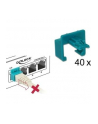 Delock Zestaw startowy Secure Clip RJ45 40 częściowy (86446) - nr 6