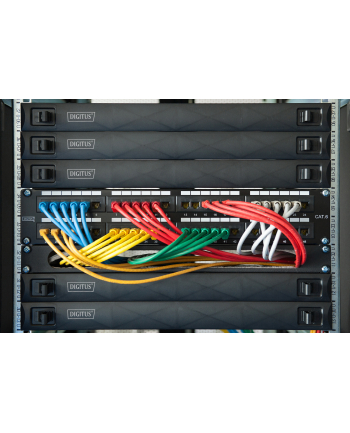 Digitus Czarny panel do szaf Rack 1U (DN97651)