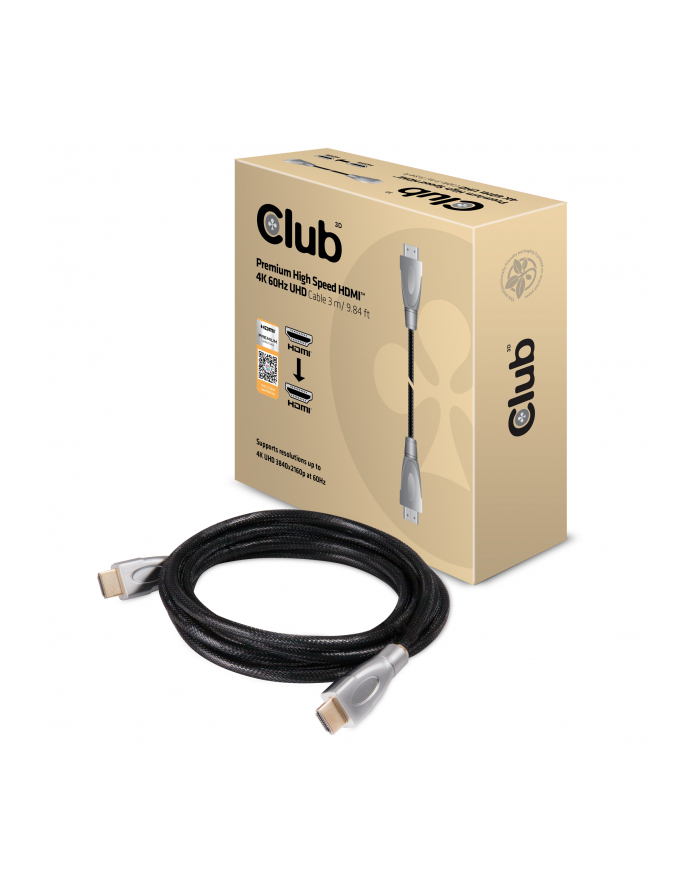 Club 3D Kabel Hdmi 2.0 4K 60Hz 3m (Cac1310) główny