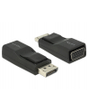 Delock Adapter AV DisplayPort na VGA Czarny (65653) - nr 1