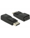 Delock Adapter AV DisplayPort na VGA Czarny (65653) - nr 2