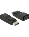 Delock Adapter AV DisplayPort na VGA Czarny (65653) - nr 5