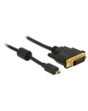 Delock microHDMI na DVI (24+1) 1m Czarny (83585) - nr 1