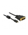 Delock microHDMI na DVI (24+1) 1m Czarny (83585) - nr 6