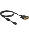 Delock microHDMI na DVI (24+1) 1m Czarny (83585) - nr 7