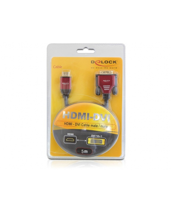 DeLOCK HDMI - DVI Cable 5.0m (84344)