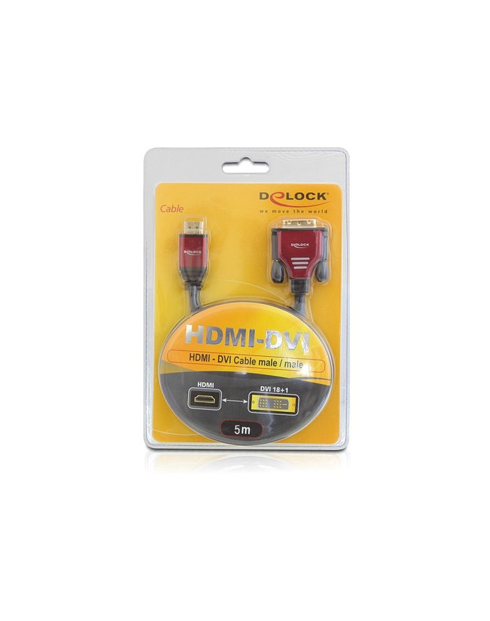 DeLOCK HDMI - DVI Cable 5.0m (84344) główny