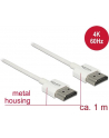 Delock Kabel HDMI - HDMI 1m Biały (85122) - nr 10