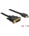 Kabel Delock DELOCK Kabel DVI 18+1 St > HDMI-A St 1.0m schwarz - nr 14