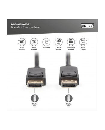 DIGITUS DisplayPort cable - 3 m nr 1