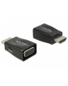 Adapter AV Delock ADAPTER HDMI(M)->VGA(F)+USB MICRO(F) CZARNY MINI ROZMIAR DELOCK - nr 9