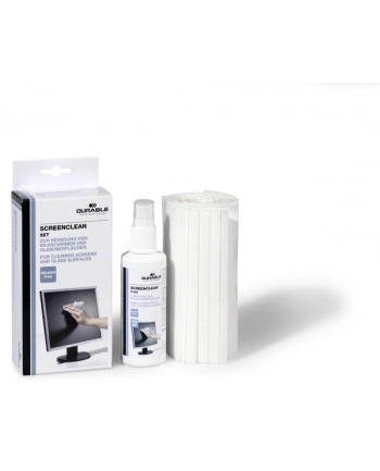 Durable Screenclean Set Zestaw Do Czyszczenia Ekranu (1X Fluid 125 Ml + 20 Ściereczek) nr 1