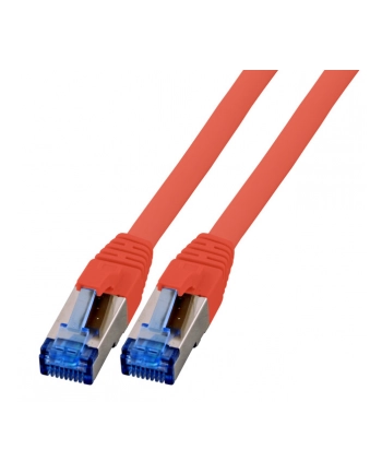 efb-elektronik Patchcord RJ45 S / FTP, kat.6A, Cat7 TPE superflex, 0,25m,czerwony (K5525FRT.0,25) nr 1