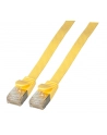 EFB-ELEKTRONIK  KABEL PŁASKI RJ45 U / FTP, KAT. 6A, PVC, 2 M, ŻÓŁTY (K5545GE2) - nr 1