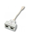 Przejściówka rozdzielacz RJ45 2 x RJ45 (żeńskie), kat. 6, 8 4 + 4 - nr 4