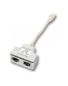 Przejściówka rozdzielacz RJ45 2 x RJ45 (żeńskie), kat. 6, 8 4 + 4 - nr 5