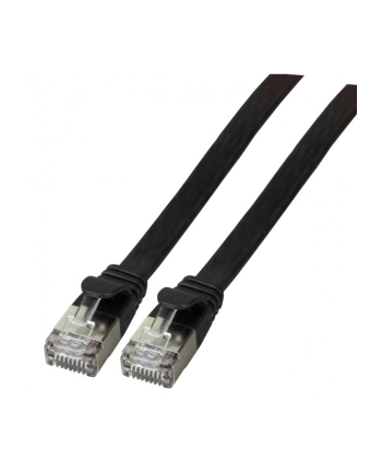 EFB Kabel płaski RJ45 U / FTP, kat. 6A, PVC, 2m czarny (K5545SW2) nr 1