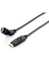 Equip 119363 HighSpeed HDMI Cable with Ethernet, black 3,0m, swivel, b - nr 10