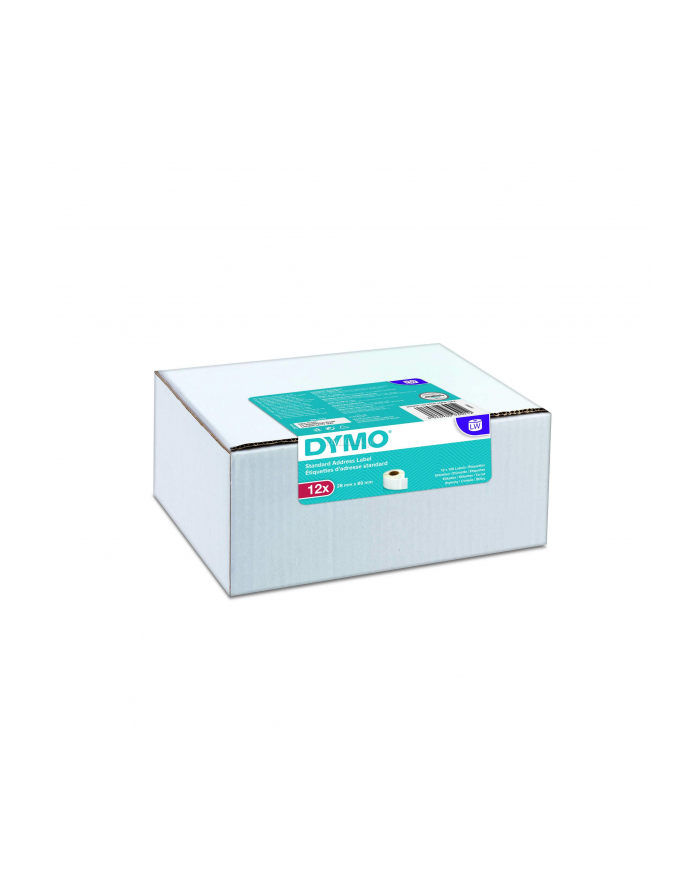 DYMO ETYKIETY STANDARDOWE ADRESOWE - 89 X 28 MM BIAŁY, 2093091 - 12 ROLEK DYSTRYBUTOR ! PUNKT ODBIORU WARSZAWA-WŁOCHY główny