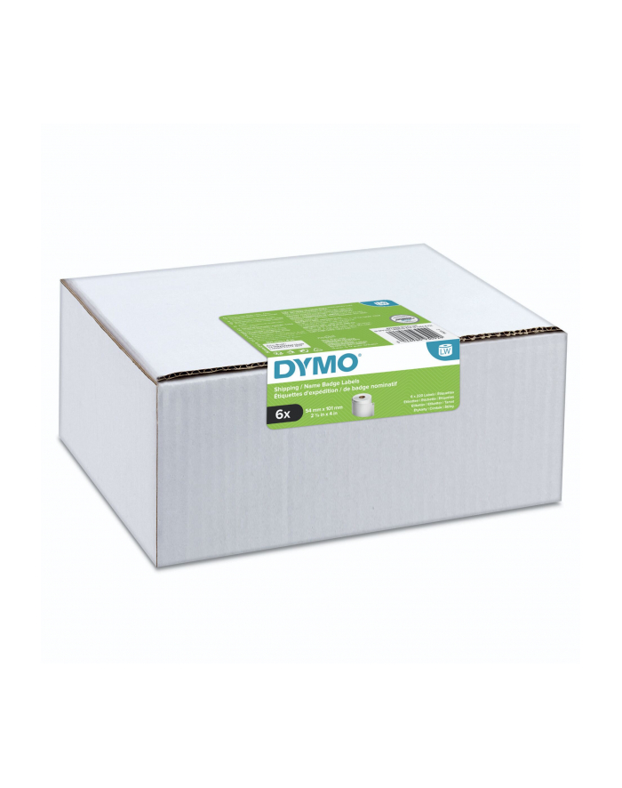 Dymo Etykiety Dymo Na Identyfikator Transportowy Imienny - 101 X 54 Mm Biały, 2093092 (6 Rolek) główny
