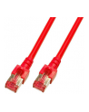 EFB Patchcord Cat.6 S/FTP PIMF 0.5m czerwony (K5512.0,5) - nr 1