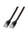 EFB Płaski kabel połączeniowy RJ45 U / UTP, kat.6A, PVC, 1m, czarny (K8107SW.1) - nr 2