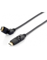 Equip 119362 HighSpeed HDMI Cable with Ethernet, black 2,0m, swivel, b - nr 14