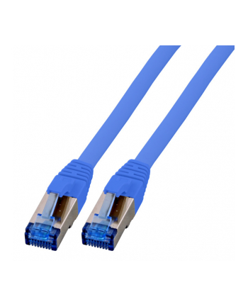 EFB-ELEKTRONIK  PATCHCORD RJ45 S / FTP, KAT. 6A, KAT. 7 RAW KABEL TPE SUPERFLEX, 1M, NIEBIESKI (K5525FBL.1) (K5525FBL1)