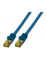 EFB  PATCHCORD S/FTP,CAT.6A, LSZH, CAT.7, 0.5M (MK7001.0,5BL) (MK700105BL) - nr 1