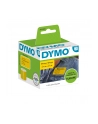 DYMO COLOURED LABELS 54 X 101 MM 220 PCS BLACK YELLOW - nr 16