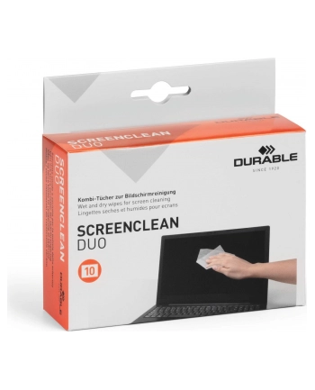 Ściereczki Durable do czyszczenia ekranów Duo Screenclean * (160723A) nr 2