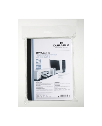 Durable Dry Clean 50 Ściereczki Bezpyłowe nr 2