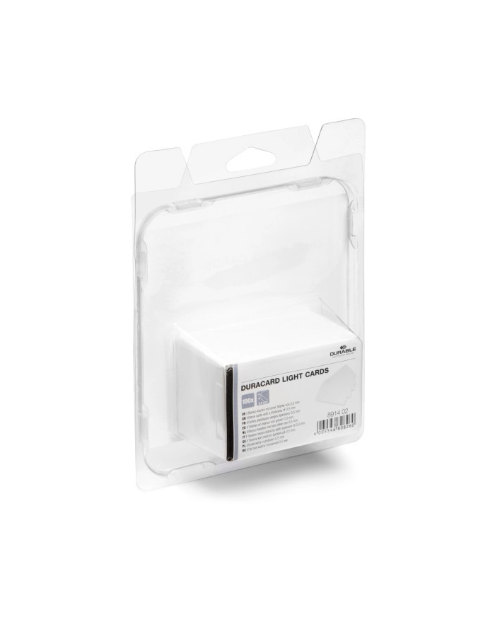 Durable Karty Pvc Do Id 300 Duracard 100 Szt Białe (891402) główny