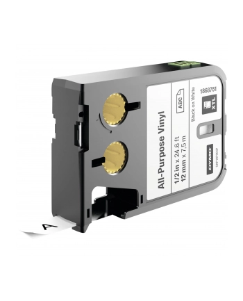 Dymo Taśma winylowa czarnyb 12mm 7m Xtl 1868751