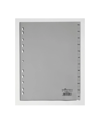 Durable Przekładki Pp A4 Szare 6507