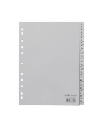Durable Przekładki Pp A4 Szare 6523