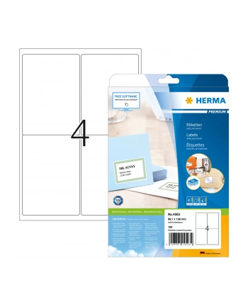 Herma Herma Etykieta Adresowa Premium A4 99,1 X 139,0 Mm 100St. (4503) nr 2