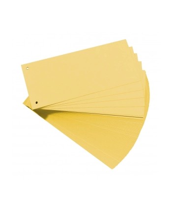 Herlitz Przekładki Papierowe 1/3 A4 A'100 Żółte nr 1