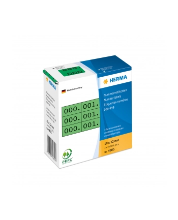 Herma Etykiety samoprzylepne 10 x 22mm / 1000szt. 4805 nr 2